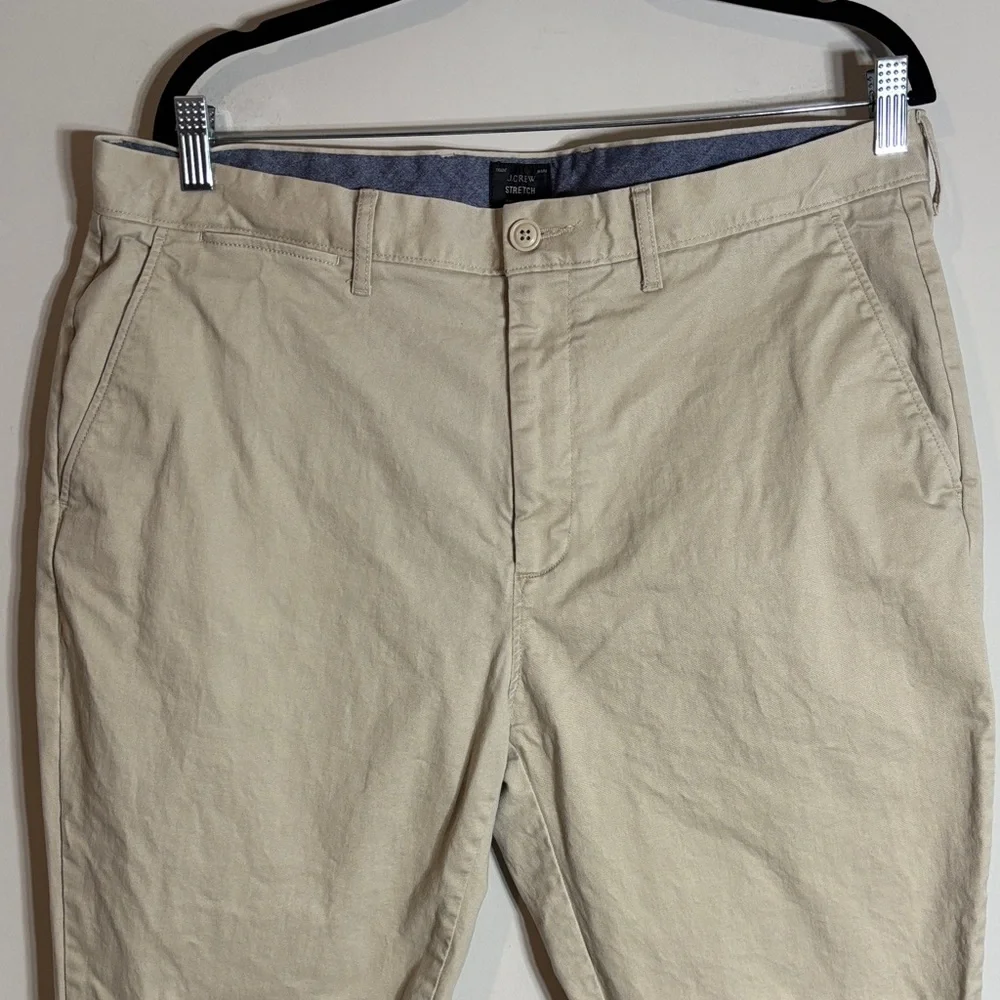 J. Crew Stretch Chino Khaki Pants 36x30